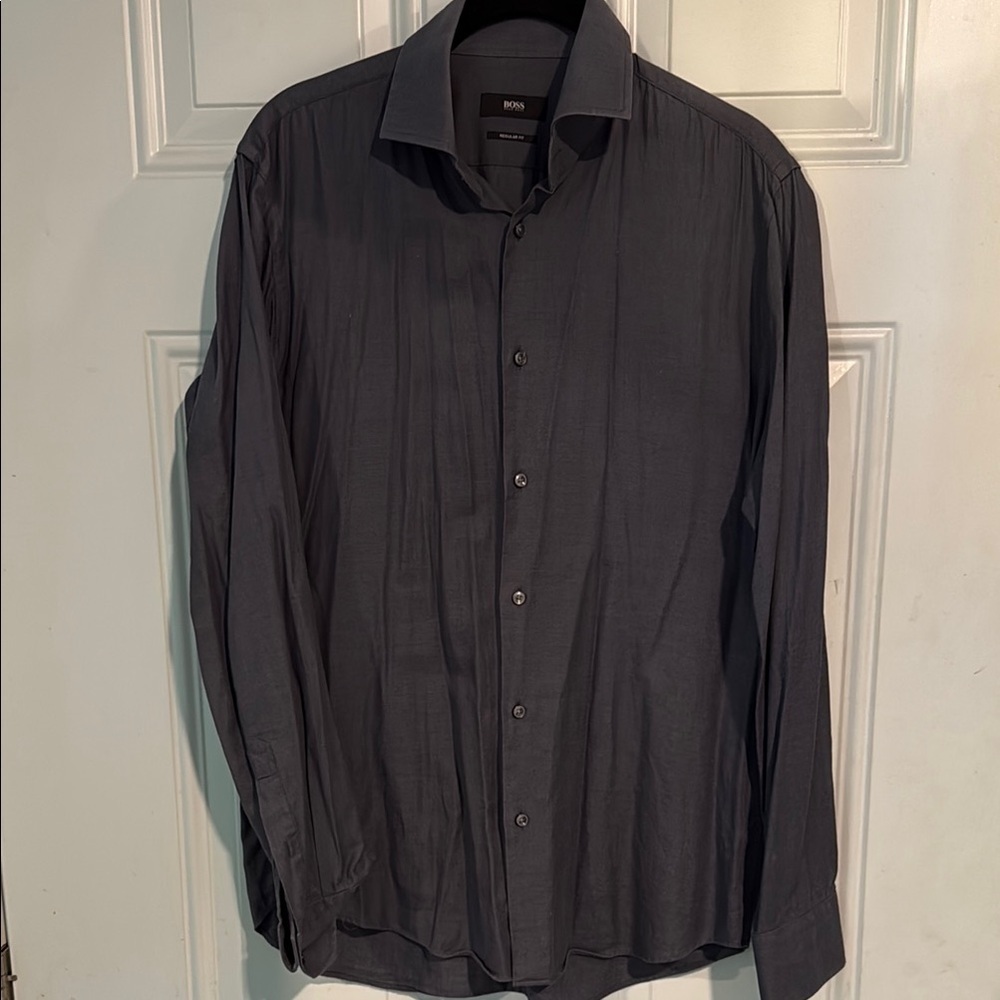 BOSS Men's Black Shirt